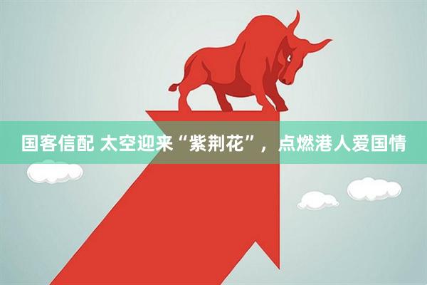 国客信配 太空迎来“紫荆花”，点燃港人爱国情